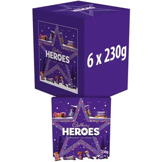 Cadbury Heroes Chocolate Advent Calendar 230g (Box of 6)