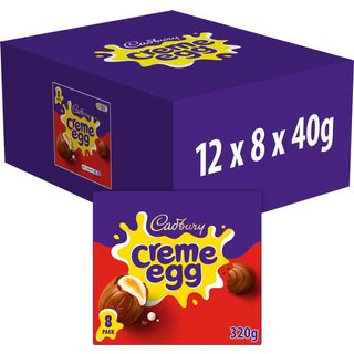 Cadbury Creme Egg 8 Pack Box 320g (Box of 12)