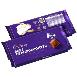 Cadbury Dairy Milk Best Granddaughter Chocolate Bar with Sleeve 110g