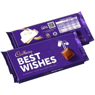 Cadbury Dairy Milk Best Wishes Chocolate Bar with Sleeve 110g