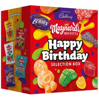 Cadbury & Maynards Bassets Happy Birthday Sweet Selection Box