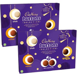 Cadbury Dairy Milk Buttons Selection Box 340g (Bundle of 2)