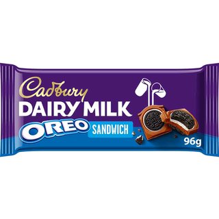 Dairy Milk Oreo Sandwich Chocolate Bar 96g (Box of 15)