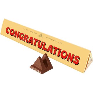 Toblerone Congratulations Chocolate Bar 100g