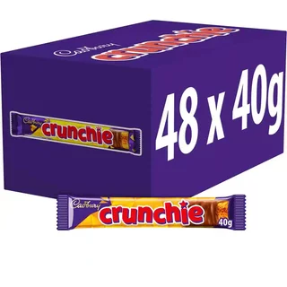Cadbury Crunchie Chocolate Bar 40g (Box of 48)