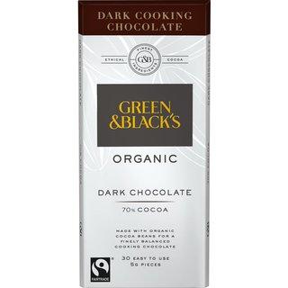 Green & Black's Dark Cook's 150g Chocolate Box of 15