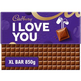 Cadbury Dairy Milk I Love You XL Chocolate Bar 850g