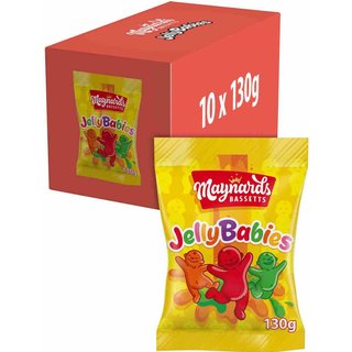 Maynards Bassetts Jelly Babies 130g (Box of 10)