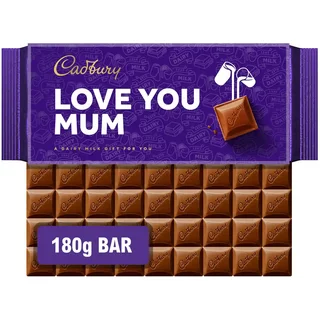 Cadbury Love You Mum Dairy Milk Chocolate Bar 180g