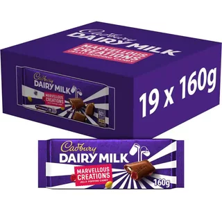 Dairy Milk Jelly Popping Candy Bar 160g (Box of 19)