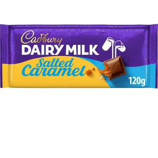 Cadbury Dairy Milk Salted Caramel Chocolate Bar 120g