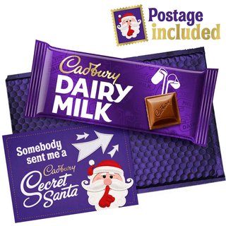 Secret Santa Dairy Milk Chocolate Bar