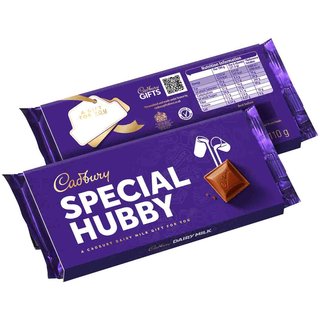 Cadbury Dairy Milk Special Hubby Chocolate Bar With Sleeve 110g