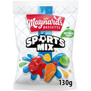 Maynards Bassetts Sports Mix 130g Box of 10