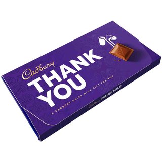 Cadbury Dairy Milk Thank You Chocolate Bar with Gift Envelope 110g