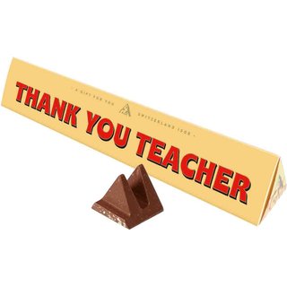 Toblerone Thank You Teacher Chocolate Bar with Sleeve