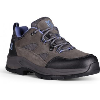 Kesmere Womens Trekker Low Waterproof Walking Shoes (Charcoal / Denim)