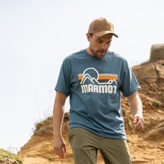 Marmot Mens Coastal Short Sleeve T-Shirt - Dusty Teal, S