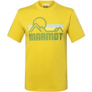 Marmot Mens Coastal Short Sleeve T-Shirt - Limelight, S