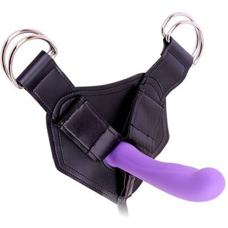Arnés Apolo Dildo Lila 16 cm