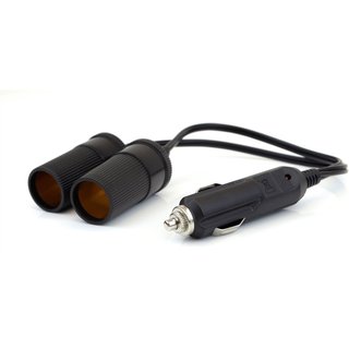 Twin 12V Extension Socket - Runs 2 12V DC Devices