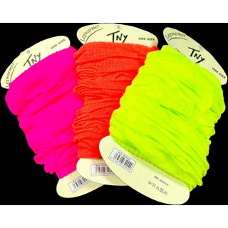 3PK Mixed Colour UV Neon Legwarmers