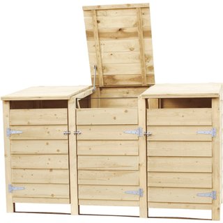 Kliko-ombouw triple dicht 225x91x129cm
