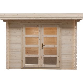 Blokhut Modern platdak 300x250cm