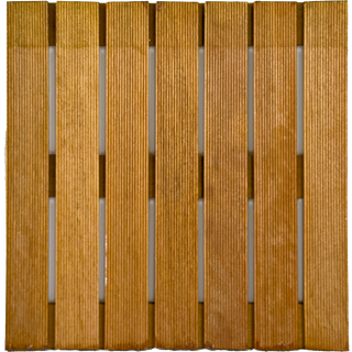 Vlondertegel hardhout Bangkirai 50x50cm