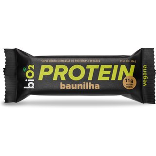 Barra de Proteína Sabor Baunilha Vegana Sem Glúten biO2 45 g
