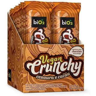 Barra de Cereais biO2 Vegan Crunchy 28 g