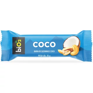 Barra de Castanhas e Frutas biO2 Nuts Coco 25 g