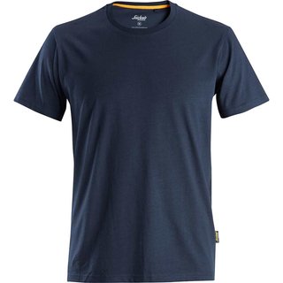 Snickers 2526 Mens Allround Work Organic Cotton T Shirt Navy XS