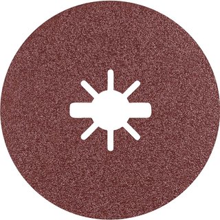 Bosch EXPERT Prisma Ceramic X LOCK Fibre Disc 125mm 125mm 80g Pack of 5