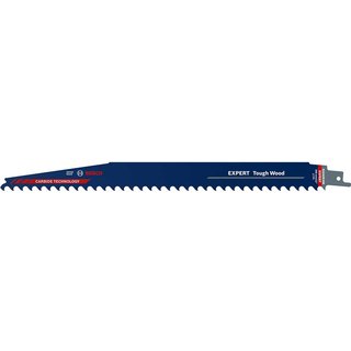 Bosch EXPERT S1242KHM Thick Tough Wood Reciprocating Sabre Saw Blades 300mm Pack of 1