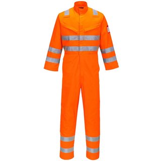 Araflame Hi Vis Flame Resistant Overall Orange L 32"