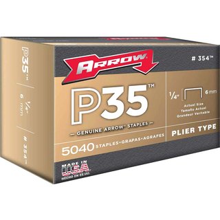 Arrow P35 Staples 10mm (3/8in) (Box 5040) A356