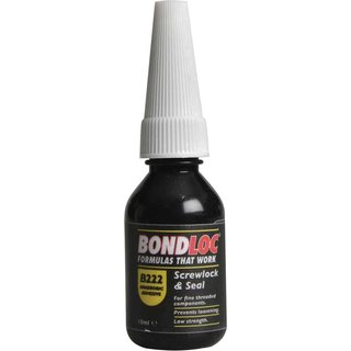 Bondloc B222 Screwlock Low Strength Threadlocking Sealant 50ml