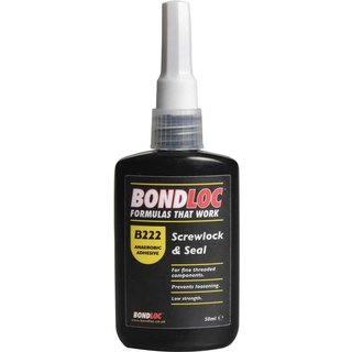 Bondloc B222 Screwlock Low Strength Threadlocking Sealant 50ml