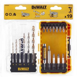 DEWALT Power Tools DT70712 Extreme Masonry Drill Drive Set, 19 Piece DT70712-QZ
