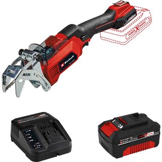 Einhell GE-GS 18/150 Li 18v Cordless Pruning Saw 100mm 2 x 2.5ah Li-ion Battery Charger