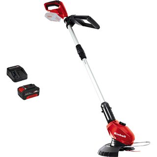 Einhell GE-CT 18 Li 18v Cordless Telescopic Grass Trimmer and Edger 240mm 2 x 2.5ah Li-ion Battery Charger