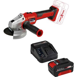 Einhell Professional AXXIO 18/125 Q 18v Cordless Brushless Angle Grinder 125mm 1 x 5.2ah Plus Li-ion Battery Charger No Case