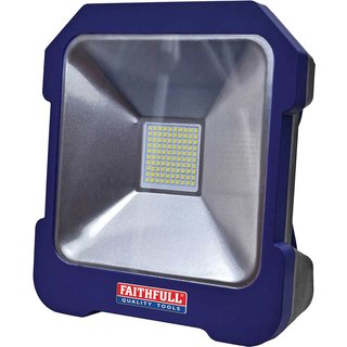 Faithfull Power Plus SMD LED Task Light with Power Take Off 20W 110V EBTL1051 110VOLT