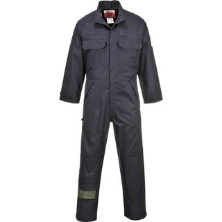 BizFlame Mens Multi-Norm Flame Resistant Coverall Navy 4XL