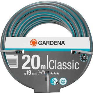 Gardena Classic Hose Pipe 3/4" / 19mm 20m Blue & Grey