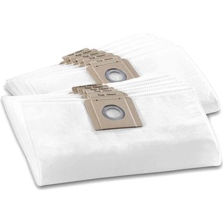 Karcher M Class Fleece Filter Dust Bags for T 17/1 Vacuum Cleaners Pack of 10