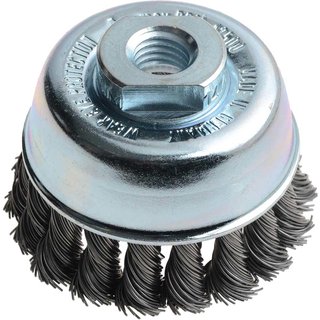 Lessmann Knot Cup Brush 65mm M14x2.0, 0.50 Stainless Steel Wire 482.817
