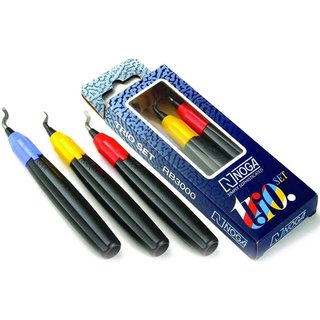 Noga 3 Piece Trio Universal Deburing Set