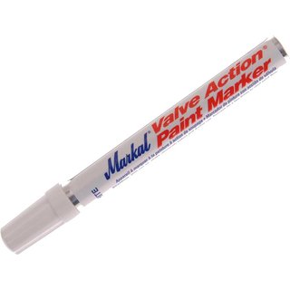 Markal Paint-Riter® Valve Action® Paint Marker White MRK-96800C